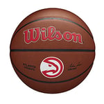 Wilson Basketball, Team Alliance Model, ATLANTA HAWKS, Indoor/Outdoor, Mixed Leather, Size: 7