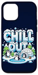 Coque pour iPhone 12/12 Pro Antarctique Pingouin Lover Chill Out Cute Winter Pingouin Igloo