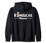 Kombucha Brewer Fermented Tea Scobies Brewing Kombucha Zip Hoodie