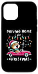 Coque pour iPhone 12/12 Pro Noël famille chat cabriolet étoiles mignon