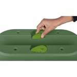 Jardiniere cavaliere 19,5 l - systeme de fixation - pour balcons et rambardes - vert laurier Eda Plastique