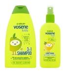 Head Lice Repellent Vosene Kids 3 in 1 Shampoo + Conditioning Defence Spray Set