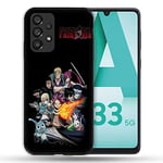 Cokitec Coque pour Samsung Galaxy A33 5G Manga Fairy Tail Logo Team Multicolore