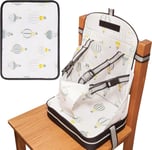 Polar Gear Portable Booster Seat with Matching Place Mat – Baby Chair with In