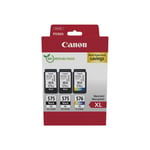 Canon PG-575XLx2/CL-576XL Multipack - 3-pack - Lång livslängd - svart, färg (cyan, magenta, gul) - original - bläckpatron