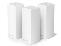 Linksys VELOP Whole Home Mesh Wi-Fi System WHW0303 - - Wifi-system - (3 routers) - upp till 6000 kvadratfot - mesh - 1GbE - Wi-Fi 5 - Bluetooth - trippelband