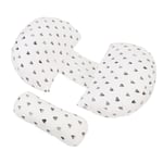 Maternity Pillow For Side Sleeper Soft Polyester Cotton Pregnancy Wedge Pillows