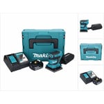 DBO480RG1J Ponceuse vibrante sans fil 112 x 102mm 18V + 1x Batterie 6,0Ah + Chargeur + Coffret - Makita