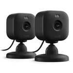 Blink Mini 2 Wired Smart Security Camera (Black)[2-Pack]