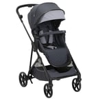 Chicco Trio Seety, Trio 3en1 avec Poussette, Nacelle et Siège Auto pour Bébé 40-80 cm, Comprenant la Poussette Seety avec Châssis Ultraléger, Système Modulaire Léger et Compact, 0 Mois - 4 Ans