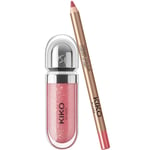 KIKO Milano 3D Hydra Lipgloss + Lip Liner Set - Choose Colors