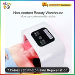 7 Colors UK LED Therapy Photon Beauty Anti-aging Light Rejuvenation Facial Mask