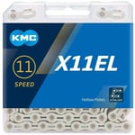 KMC X11-EL Bicycle Cycle Bike Chain Silver - 118 Links