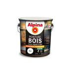 Peinture spéciale bois Blanc satin 2.5L ALPINA microporeux protège décor lessivable