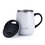 GRANDTIES Tasse à café isotherme avec couvercle coulissant 460 ml