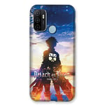 Cokitec Coque pour Oppo A53/A53S Manga Attaque Titans Soleil Multicolore