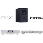 Rotel Audio Pack 1 - CD Player - Silver - Lux Black