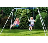 Chad Valley Kids Garden Double Swing Set - Blue