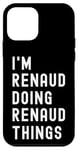 Coque pour iPhone 12 mini Je Suis Renaud Qui Fait Des Choses à Renaud