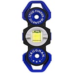 Vaughan - Magnetic Stud Finder/Level, Hand Tools, Levels, Plastic (050044), Blue