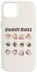 Coque pour iPhone 14 Plus Mignon Kawaii Rouleau de Sushi Dessin animé Dessin animé Japonais Nourriture Anime