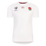 Umbro Kids England Rugby Home Shirt RWC2023 White 13 Years