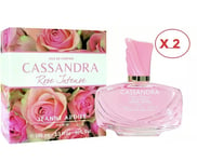 LOT de 2 CASSANDRA rose intense JEANNE ARTHES 100 ml France Eau de parfum EDP
