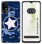 Housse En Silicone Pour TCL 40 NXTPAPER 5G Design Camouflage 03 Dessins