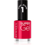 Rimmel Super Gel Geleneglelak uden UV/LED forsegling Skygge 045 Flamenco Beach 12 ml