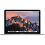 MacBook Retina 12" " Core M3 1.2 Ghz 8 GB 256 GB SSD Silver (2017) - Nytt batteri - Renoverad - Bra skick - Refurbished Grade C - Swedish keyboard