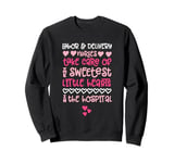 Labor Delivery Valentines Shirt Nurse Cute Hearts Sweatshirt