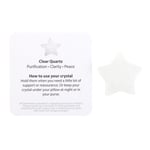 You're a Star Lucky Clear Quartz Crystal Star in a Bag Gems & Stones Gift