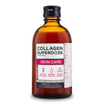 Gold Collagen Superdose Skin Care - Collagen Nutritional Supplement with Biotin, Hyaluronic Acid, Vitamin C and Zinc, Anti-Ageing Liquid Collagen for Hydrated Skin, Hair Growth & Strong Nails, 300 ml