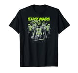 Star Wars Darth Vader & Stormtroopers Neon T-Shirt