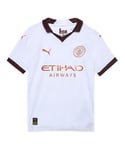 PUMA Manchester City FC MCFC 770452-02 Away Jersey Replica Jr T-Shirt Unisex Kids White Taille 140