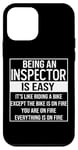 iPhone 12 mini Funny inspector design saying: being an inspector is easy Case