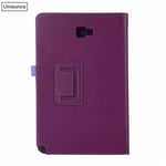 (Tab A6 S Pen P58502 Purple) Samsung Galaxy Tab A6 10,1 tuumalle 2016 SM-T580 SM-T585 S Pen SM-P580 P585 Tablet Case 360 ​​Pyörivä PU-nahkainen teline tietokoneen kannet ja kuoret