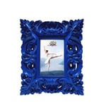 Palais Royal Neopop Cadre Photo Cadre Baroque 25x30cm (Interne 10x15cm) Bleu