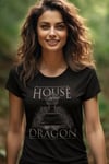 Hybris House Of The Dragon Girly Tee (S,Black)