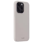 Holdit iPhone 15 Pro Silicone Case, Taupe