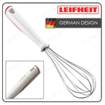 LEIFHEIT COMFORT GRIP 25cm Hand Held Kitchen Whisk Easy Egg Beater Wire Mixer