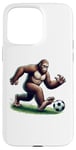 iPhone 15 Pro Max Bigfoot Playing Soccer Ball Funny Soccer Lover Player Sport Case