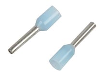 PRO POWER PET1125 German Single 0.25mm Ferrule Light Blue, 100 Pack