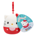 Squishmallows - 9 cm Clip-on Hello Kitty and Friends - Hello Kitty