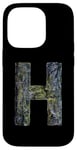 Coque pour iPhone 14 Pro Lettre H de l'alphabet