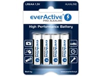 Everactive Lr64blpa, Engångsbatteri, Aa, Alkalisk, 1,5 V, 4 Styck, 3000 Mah