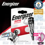 2x Energizer 2016 3V LITHIUM Coin Cell Batteries CR2016 BR2016 DL2016 Expiry+