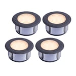 BOLTHI Decklight 4-Pack 7cm Antracitgrå 12V IP67