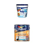 Polycell Multi-Purpose Polyfilla Ready Mixed, 1 Kg Easycare Washable and Tough Matt (Goose Down)