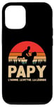 Coque pour iPhone 15 Papy L'Homme Le Mythe La Légende Cadeau Grand-Père Humour